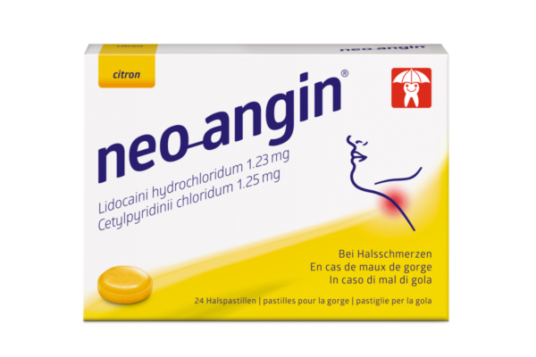neo-angin pastilles pour la gorge 24 pce