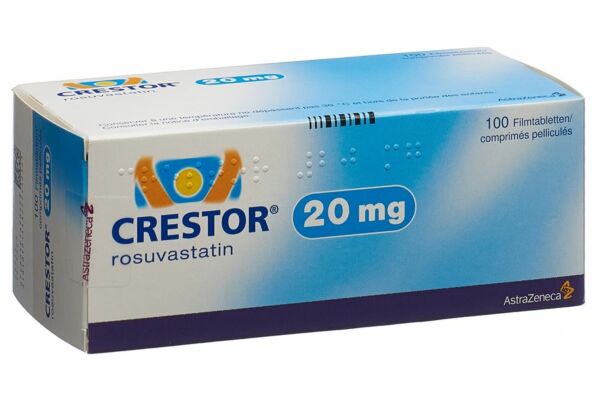 Crestor cpr pell 20 mg 100 pce