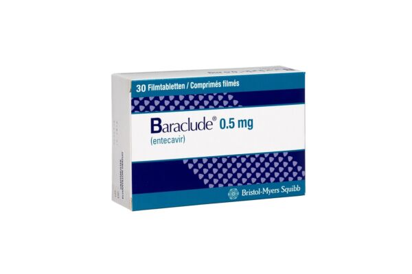 Baraclude cpr pell 0.5 mg 30 pce