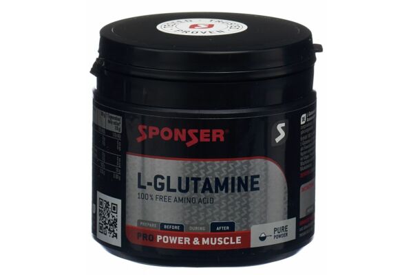 Sponser L glutamine 100% pure neutre bte 350 g