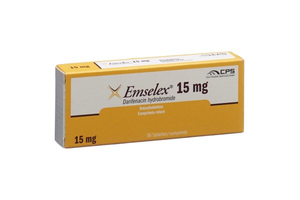 Emselex cpr ret 15 mg 56 pce