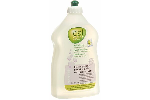Calisan produit vaisselle liq hypoallergénique 500 ml