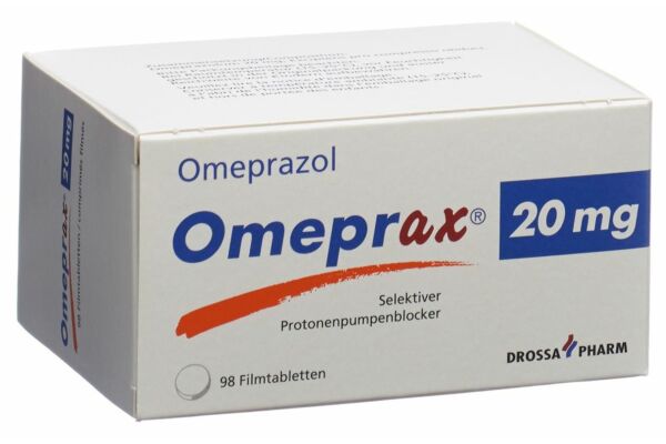Omeprax cpr pell 20 mg 98 pce