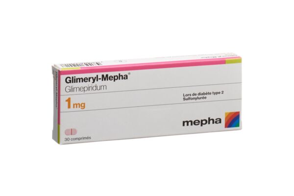 Glimeryl-Mepha Tabl 1 mg 30 Stk