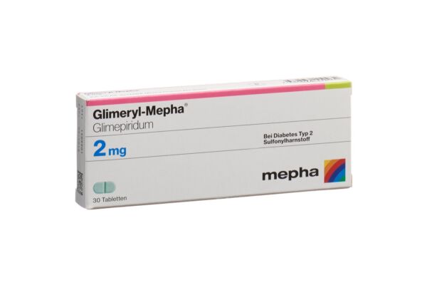 Glimeryl-Mepha Tabl 2 mg 30 Stk