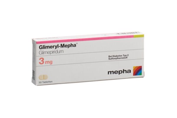 Glimeryl-Mepha Tabl 3 mg 30 Stk