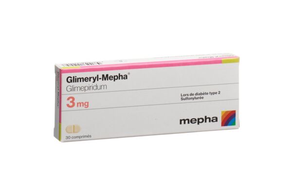 Glimeryl-Mepha cpr 3 mg 30 pce