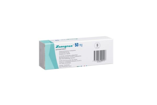 Zonegran caps 50 mg 56 pce