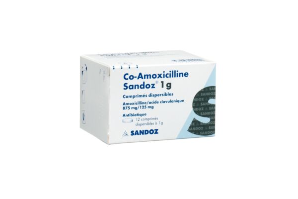 Co-Amoxicillin Sandoz Disp Tabl 1 g 12 Stk