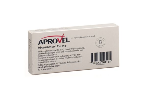 Aprovel 150 cpr pell 150 mg 28 pce