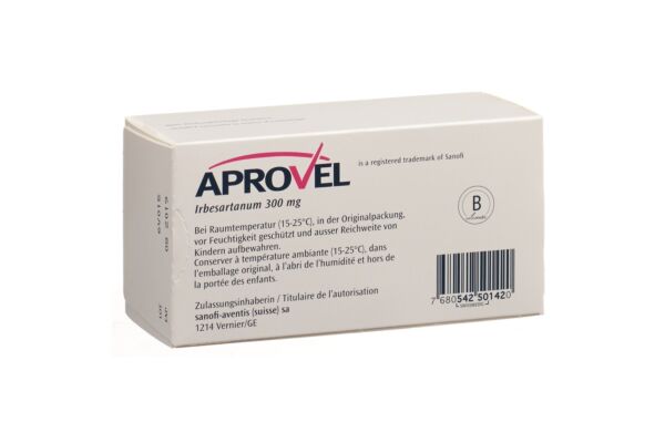 Aprovel 300 cpr pell 300 mg 98 pce