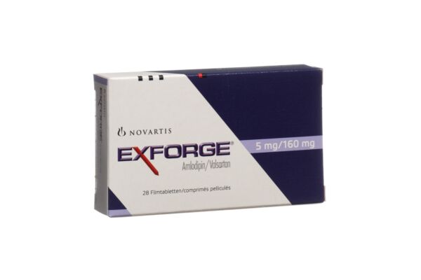 Exforge cpr pell 5mg/160mg 28 pce