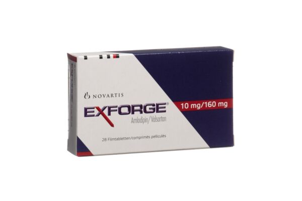 Exforge cpr pell 10mg/160mg 28 pce