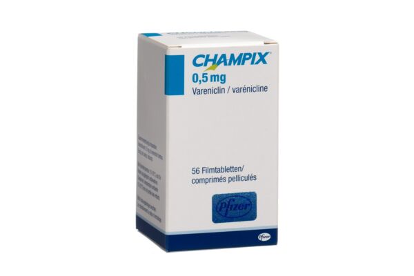 Champix cpr pell 0.5 mg bte 56 pce