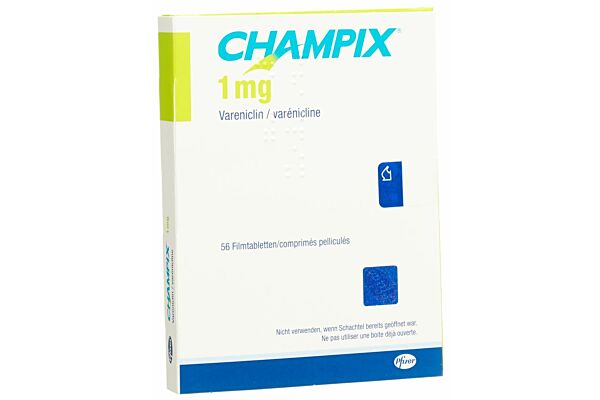 Champix cpr pell 1 mg 56 pce