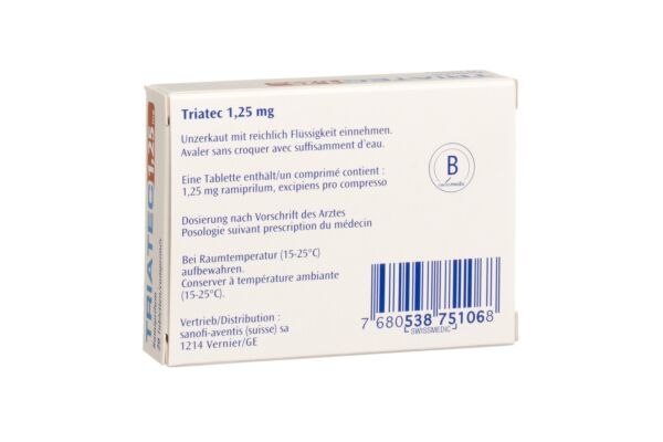 Triatec Tabl 1.25 mg 20 Stk