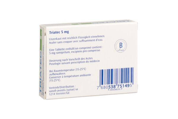 Triatec Tabl 5 mg 20 Stk