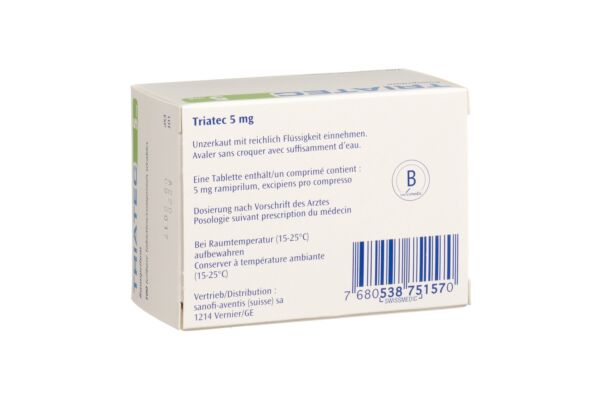 Triatec Tabl 5 mg 100 Stk