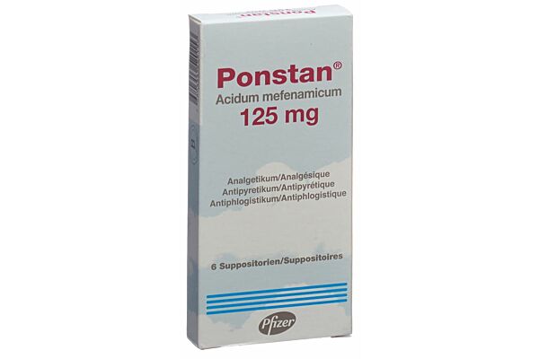 Ponstan Supp 125 mg Kind 6 Stk