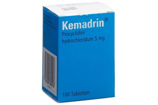 Kemadrin cpr 5 mg fl 100 pce