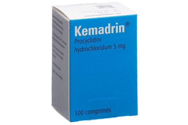 Kemadrin cpr 5 mg fl 100 pce