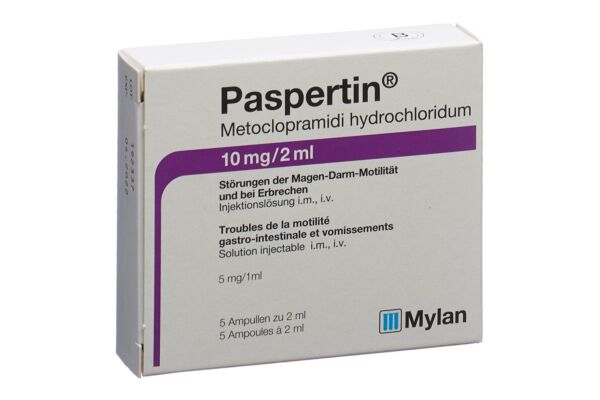 Paspertin sol inj 10 mg/2ml 5 amp 2 ml