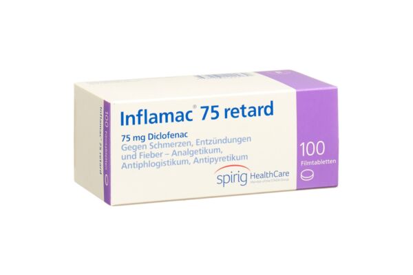 Inflamac retard Ret Filmtabl 75 mg 100 Stk