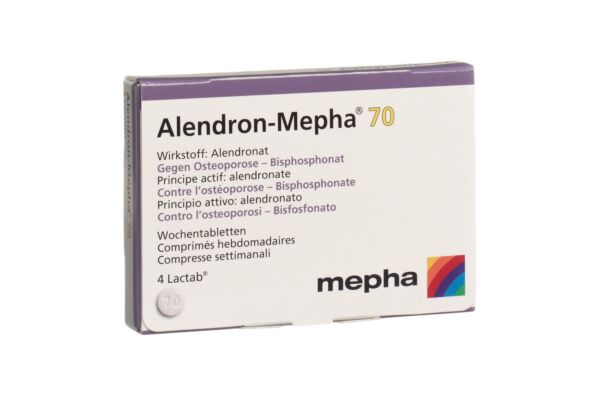 Alendron-Mepha Lactab 70 mg 4 pce