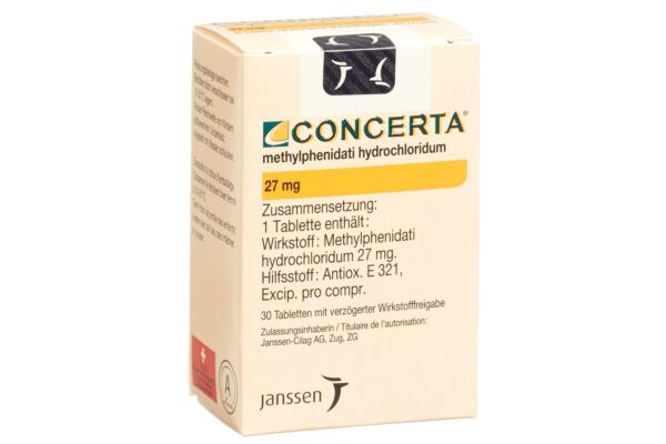 Concerta Ret Tabl 27 mg Fl 30 Stk