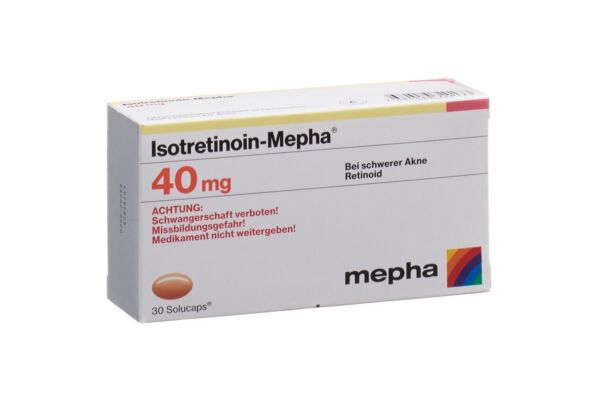 Isotretinoin-Mepha caps moll 40 mg 30 pce