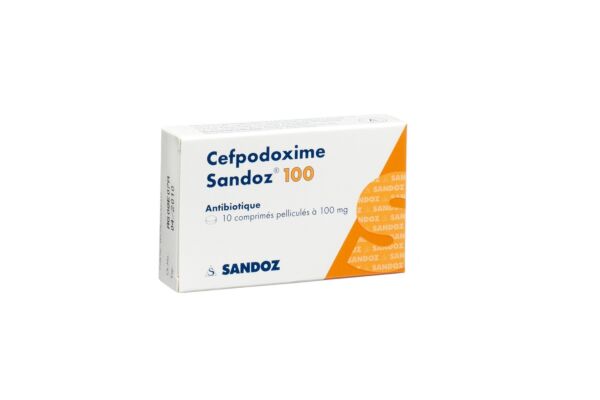 Cefpodoxim Sandoz Filmtabl 100 mg 10 Stk