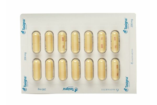 Tasigna caps 200 mg 112 pce