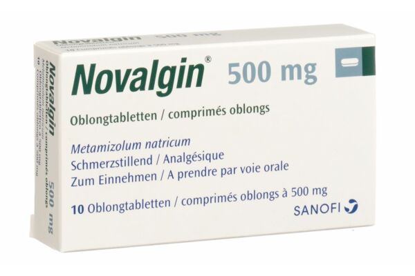 Novalgin Filmtabl 500 mg 10 Stk