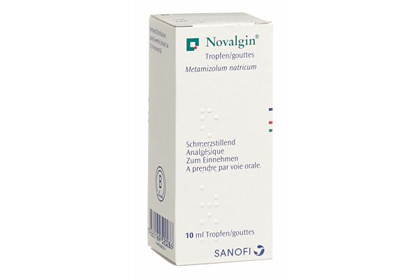 Novalgin gouttes 0.5 g/ml fl 10 ml