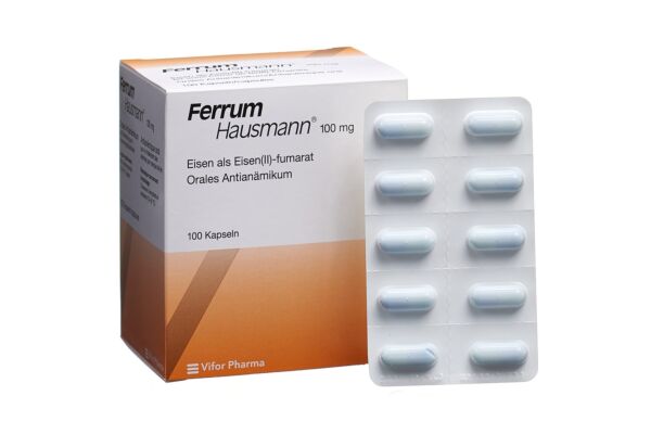Ferrum Hausmann Ret Kaps 100 mg 100 Stk