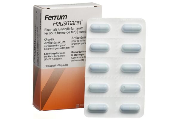 Ferrum Hausmann Ret Kaps 100 mg 30 Stk