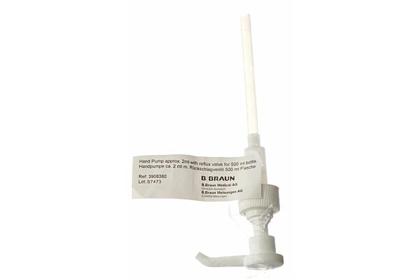 B. Braun pompe dosage 500ml (2ml) avec soupape retenue