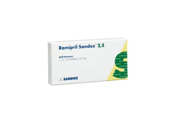 Ramipril Sandoz Tabl 2.5 mg 20 Stk