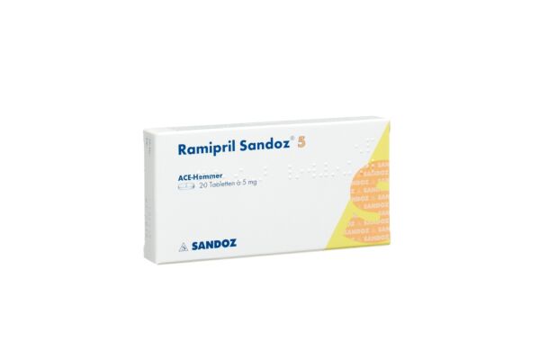 Ramipril Sandoz cpr 5 mg 20 pce
