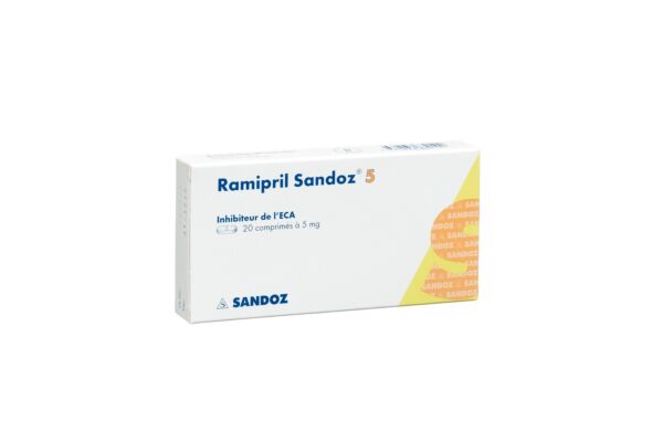 Ramipril Sandoz Tabl 5 mg 20 Stk
