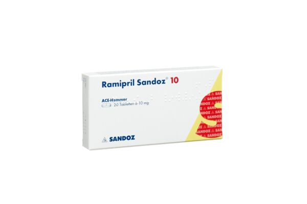 Ramipril Sandoz cpr 10 mg 20 pce