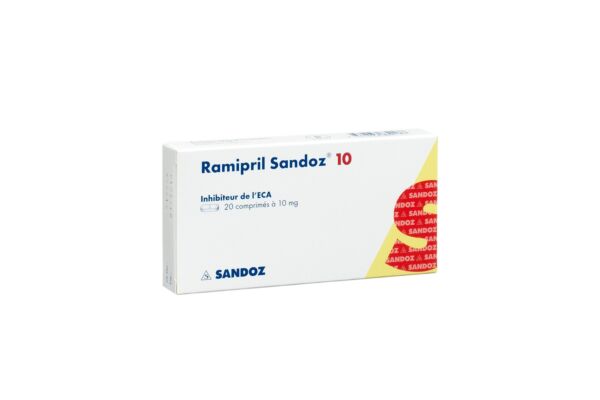 Ramipril Sandoz cpr 10 mg 20 pce