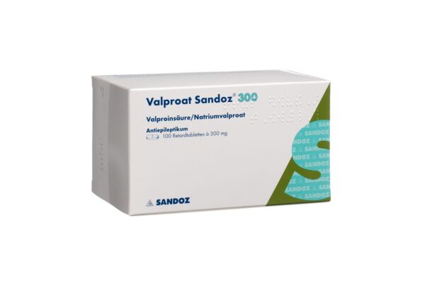 Valproat Sandoz cpr ret 300 mg 100 pce
