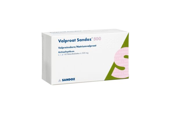Valproat Sandoz Ret Tabl 500 mg 60 Stk