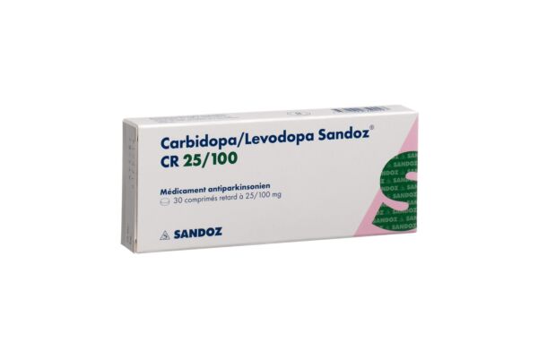 Carbidopa/Levodopa Sandoz CR Ret Tabl 25/100mg 30 Stk