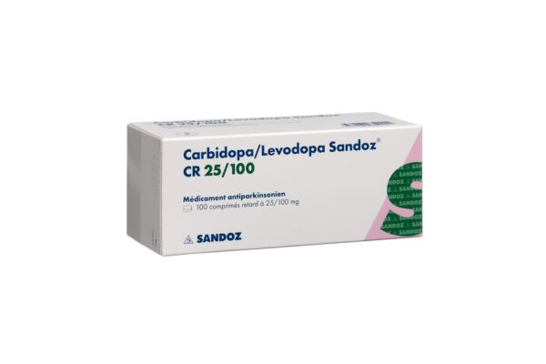 Carbidopa/Levodopa Sandoz CR cpr ret 25/100mg 100 pce