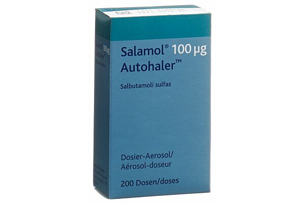 Salamol Autohaler aéros doseur 100 mcg 200 dos