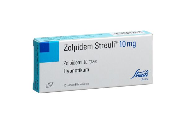 Zolpidem Streuli Filmtabl 10 mg 10 Stk