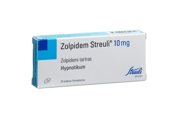 Zolpidem Streuli Filmtabl 10 mg 30 Stk