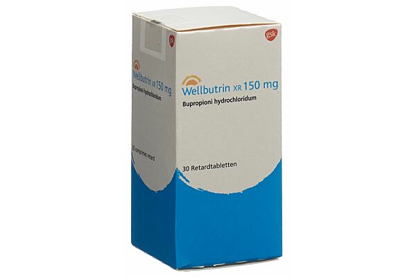 Wellbutrin XR cpr ret 150 mg bte 30 pce